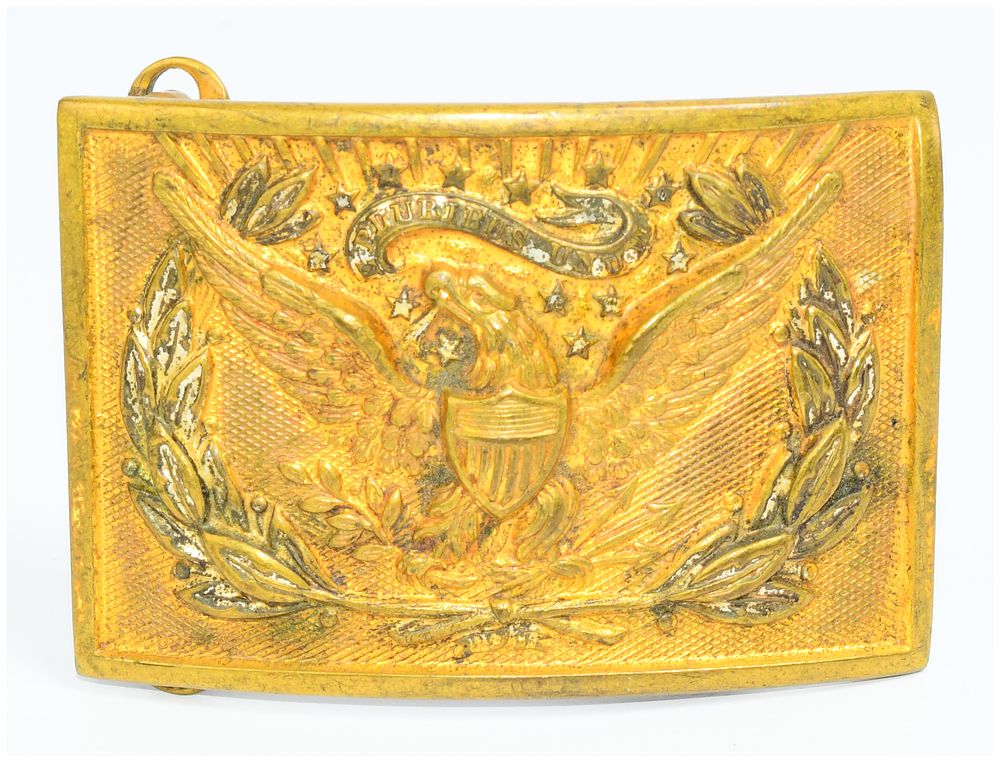 Lot 430: U.S. Civil War Era Model 1851 Eagle Belt Plate