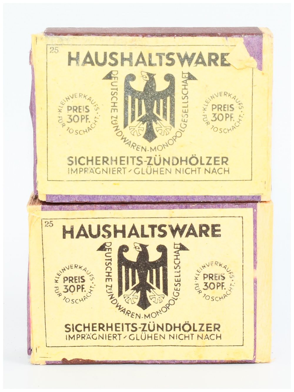 Lot 436: A Group of German Deutsche Zündwaren-Monopolgesellschaft Safety Matchboxes, Mid-20th Century