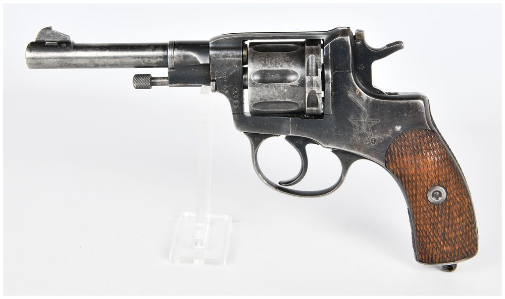 Lot 498: Russian Nagant M1895 Revolver, Dated 1940