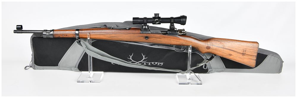 Lot 542: Yugoslavian M24/47 Mauser Bolt-Action Sniper Rifle with Russian Optical Scope