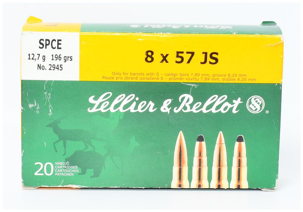 Lot 545: Sellier & Bellot 8 x 57 JS SPCE Ammunition, 15 Rounds