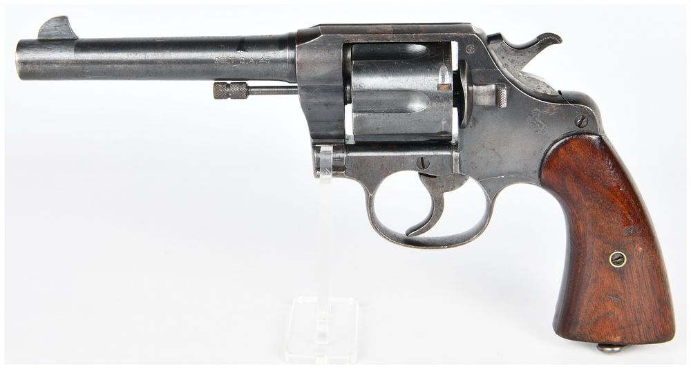Lot 546: A Colt U.S. Army Model 1917 Double Action Revolver, .45 Caliber