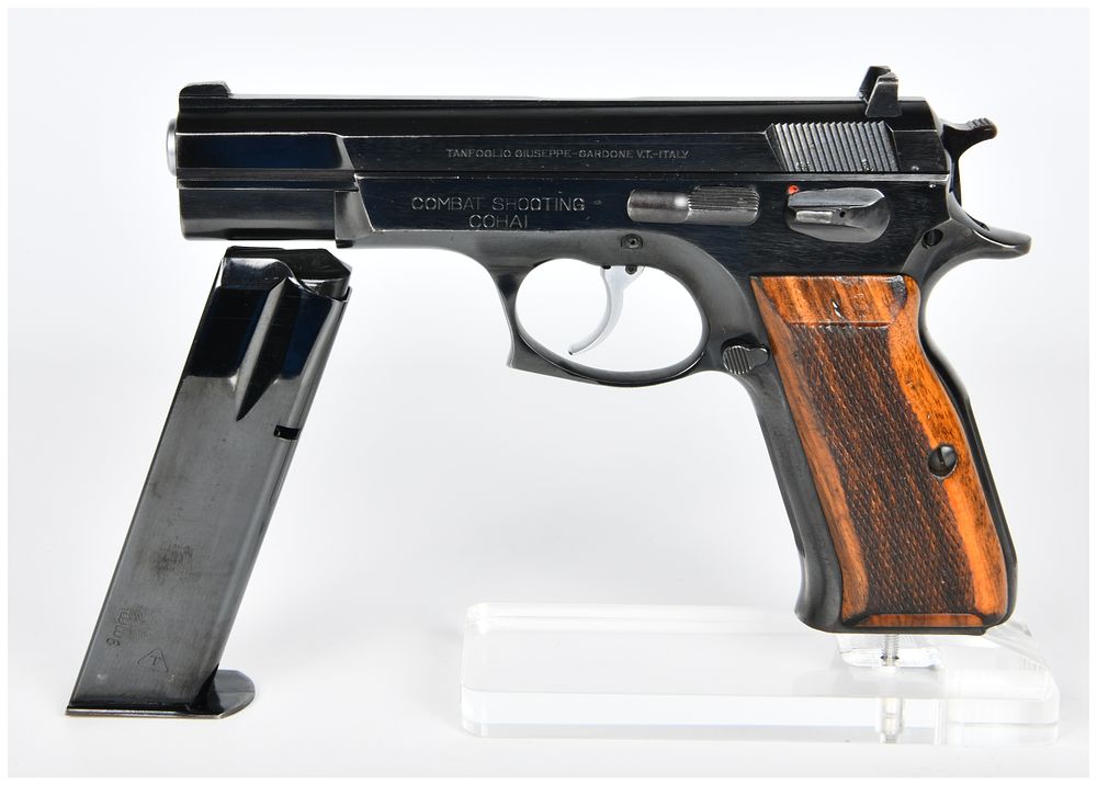 Lot 560: Tanfoglio TA90 Combat Shooting COHAI 9mm Semi-Automatic Pistol