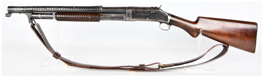 Lot 573: Winchester Model 1897 Military/Trench Gun Built Replica