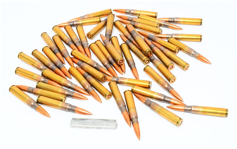 Lot 581: A Lot of 49 Rounds of 8MM Mauser Ammunition