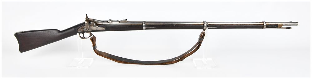 Lot 582: U.S. Springfield Model 1866 Second Allin Conversion Trapdoor Rifle
