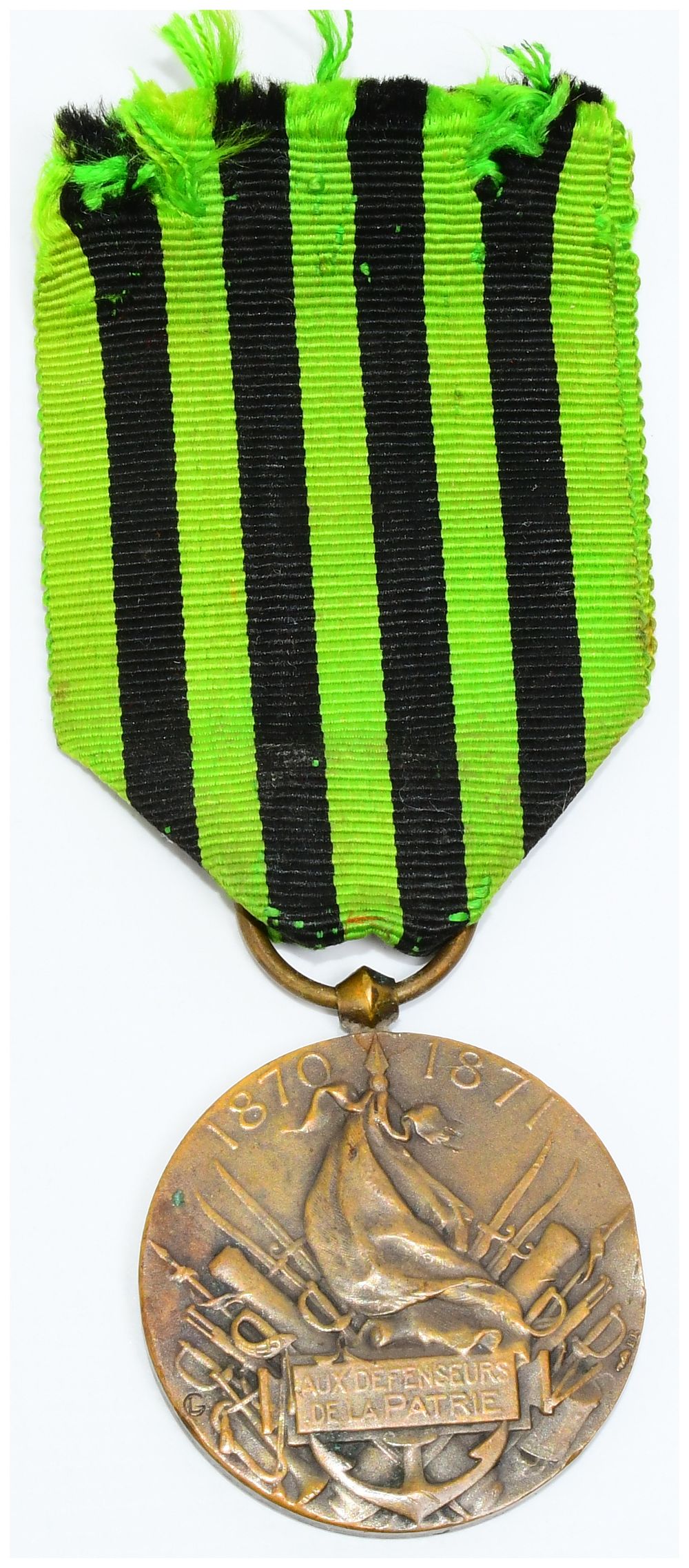 Lot 592: French Commemorative Medal for the 1870-1871 War, by Georges Lemaire