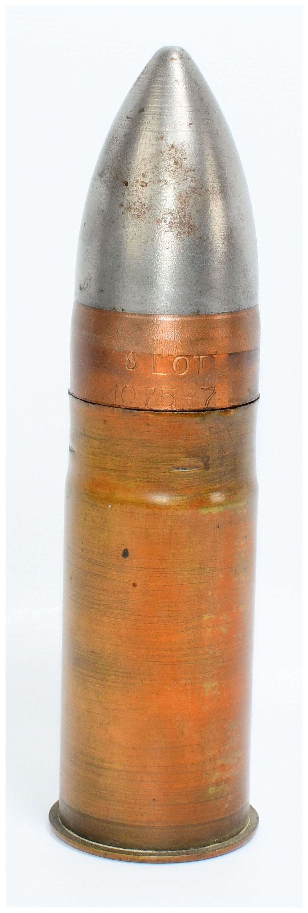 Lot 1055: US WWI Model 1916 37mm Inert Artillery Shell
