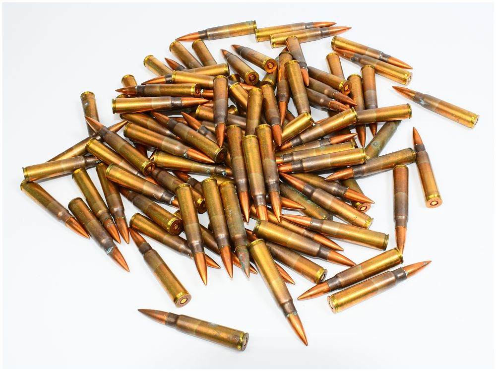 Lot 1105: A Group of 95 Rounds 7.62x54 JS Ammunition