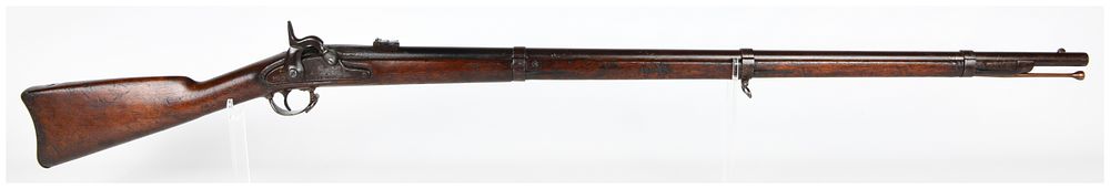 Lot 1143: Antique American Civil War US Model 1861 Civil War Musket, Dated 1863