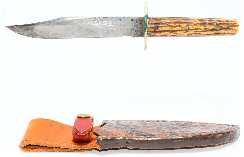 Lot 1162: c1900 Joseph Allen & Sons Sheffield England NON-XLL Bowie Knife with Sheath
