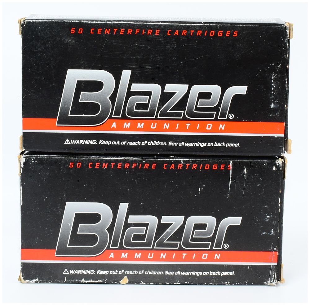 Lot 1195: 100 Rounds CCI Blazer .45 AUTO 230 GR. FMJ Ammunition