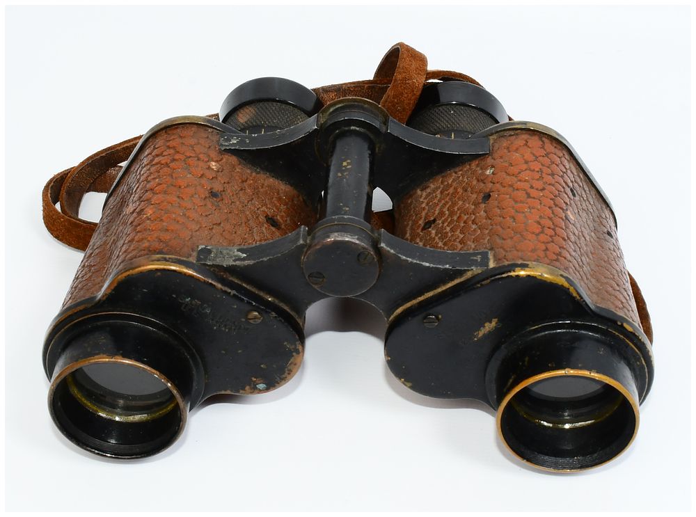 Lot 1238: A Pair of Talbot Reel Manufacturing Co. US Army Signal Corps Military Stereo 6x30 Binoculars, WWII Era