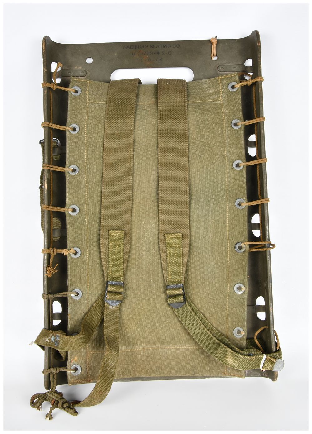 Lot 1324: U.S. Army World War II Packboard by American Seating Company, Dated 1944