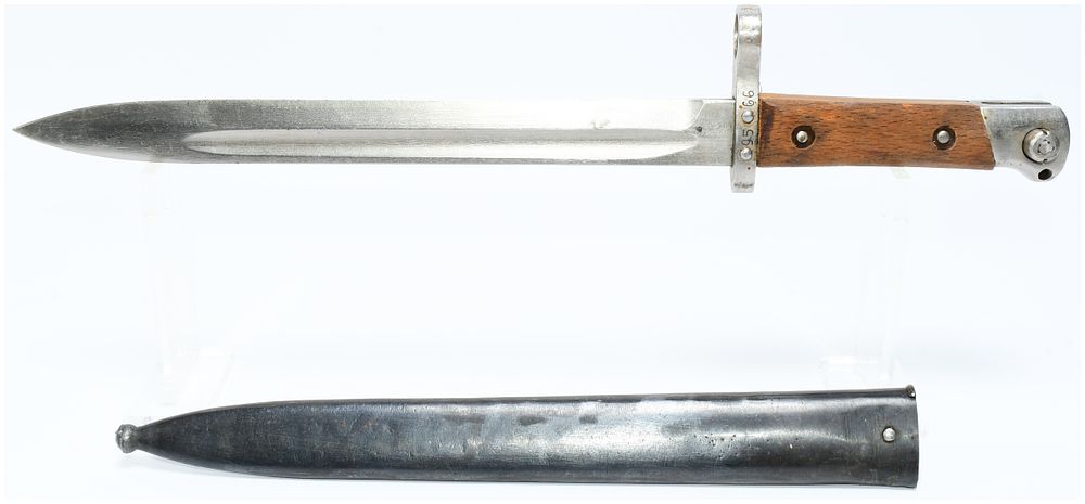 Lot 1378: Austrian Mannlicher M1895 Bayonet with Scabbard