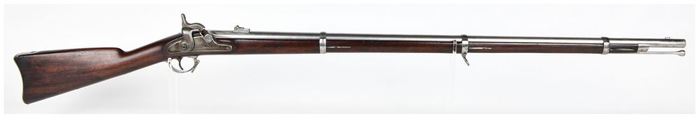 Lot 1383: U.S. Civil War Springfield Model 1863 Type II Percussion Rifle-Musket, dated 1864