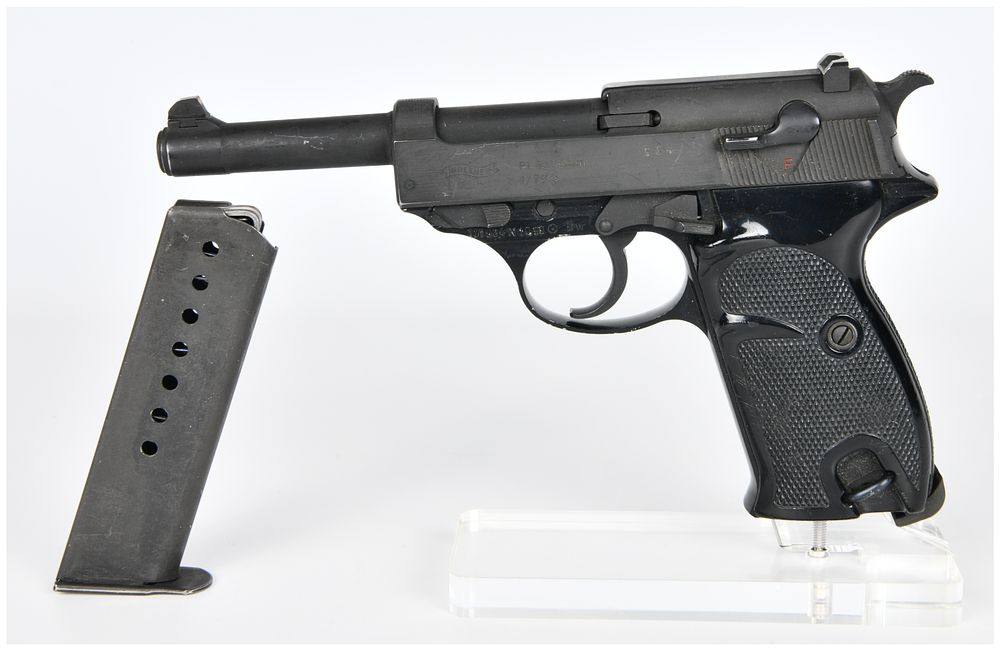 Lot 1412: Walther P1 (P.38) 9mm Semi-Automatic Pistol, Dated 4/79
