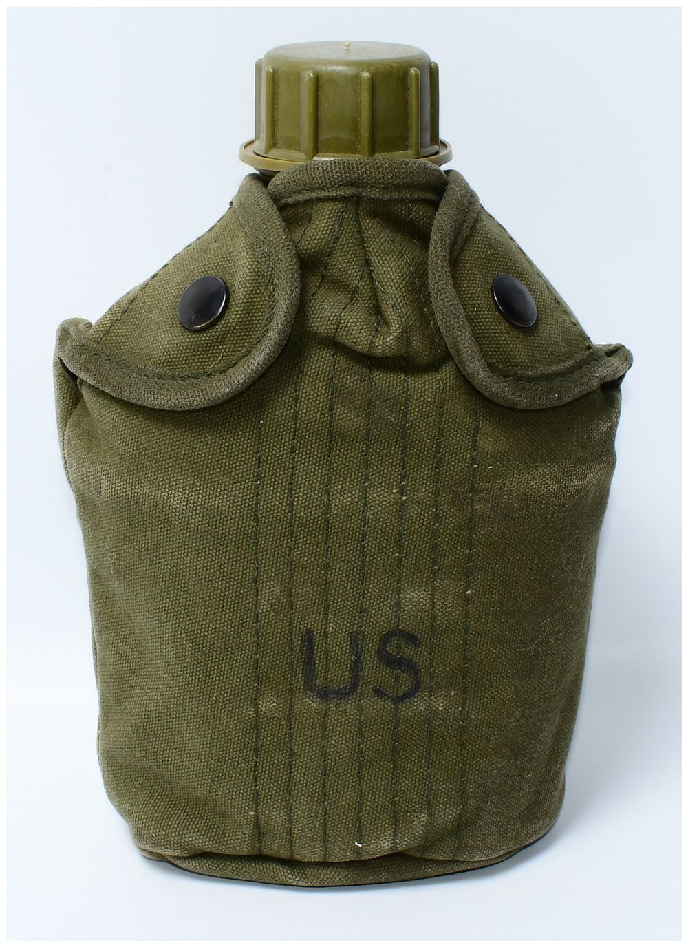Lot 1423: Vietnam War Era US Army M1956 Canteen and Cover, Dated 1964
