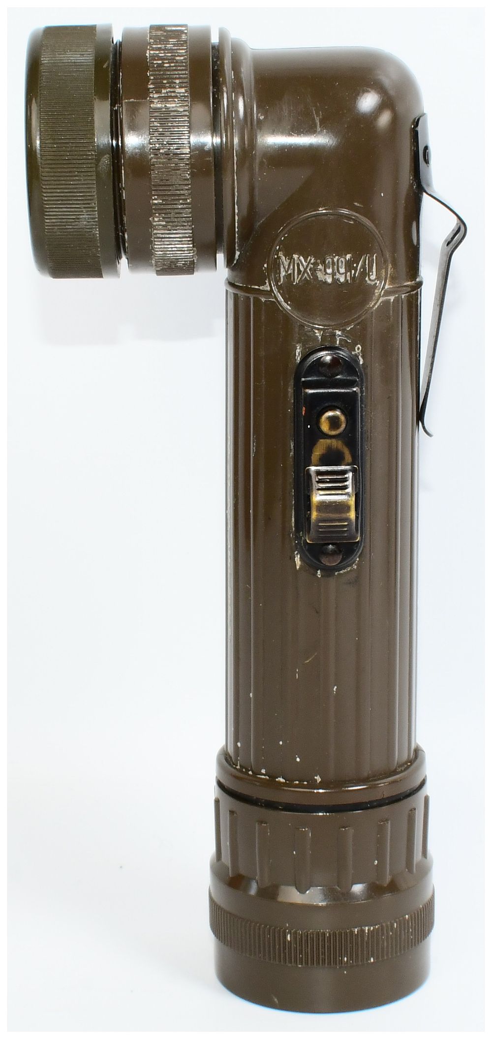 Lot 1505: Bright Star MX-99/U Angle Head Military Flashlight (MX-991/U / TL122D Type)