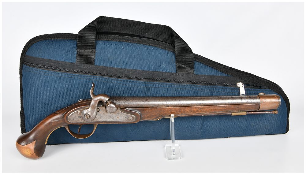 Lot 1528: Mid-19th Century Single-Shot Percussion Cap Pistol
