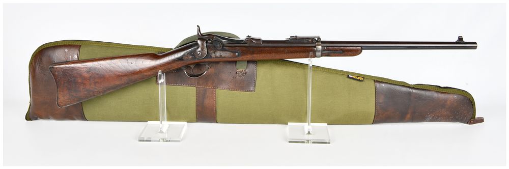 Lot 1529: U.S. Springfield Model 1884 Trapdoor Rifle, .45-70 Caliber, with Soft Case