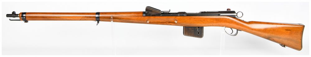 Lot 1572: A Swiss Schmidt-Rubin Model 1889 Straight-Pull Infantry Rifle