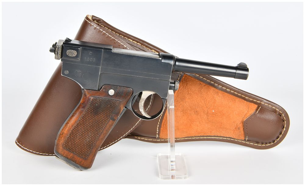 Lot 1574: Italian Glisenti Model 1910 Semi-Automatic Pistol with Holster