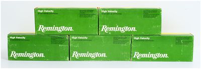 100 ROUNDS Remington High Velocity .222 Rem. Mag. 55 Grain Pointed Soft Point Ammunition. This 