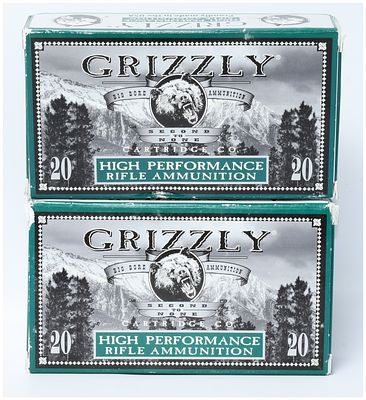 Grizzly High Performance Rifle Ammunition, .458 SOCOM, 300 Grain Kodiak JHP Bonded Core, 40 Rounds. 