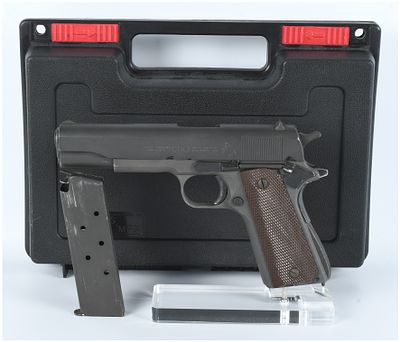 A Colt M1911A1 .45 Caliber Semi-Automatic Pistol, Serial Number 322670. A Colt M1911A1 .45 