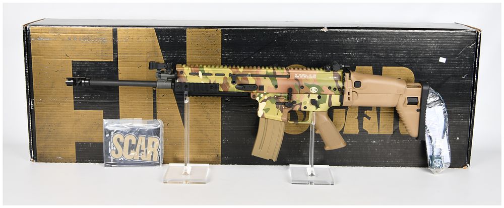 Lot 53: Brand New FN SCAR 16S NRCH Multi-Caliber Semi-Automatic Rifle, Multicam Pattern