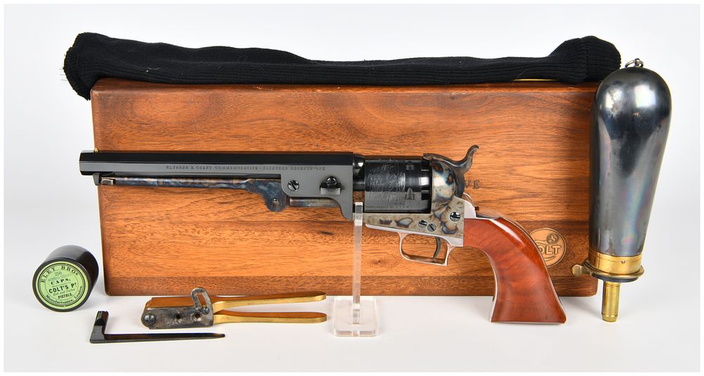 Lot 66: A Cased Colt Ulysses S. Grant Commemorative .36 Caliber Percussion Revolver, 1971