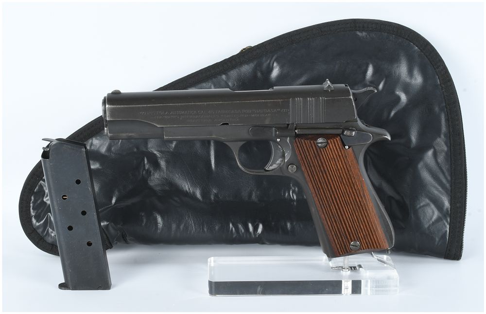 Lot 114: Argentine HAFDASA Ballester-Molina .45 ACP Semi-Automatic Pistol, Armada Nacional Issue