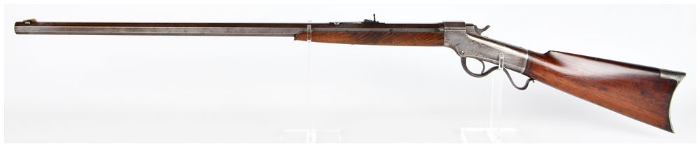 Lot 147: Marlin-Ballard Single-Shot Rifle, .38 Long Caliber, with 30" Octagonal Barrel