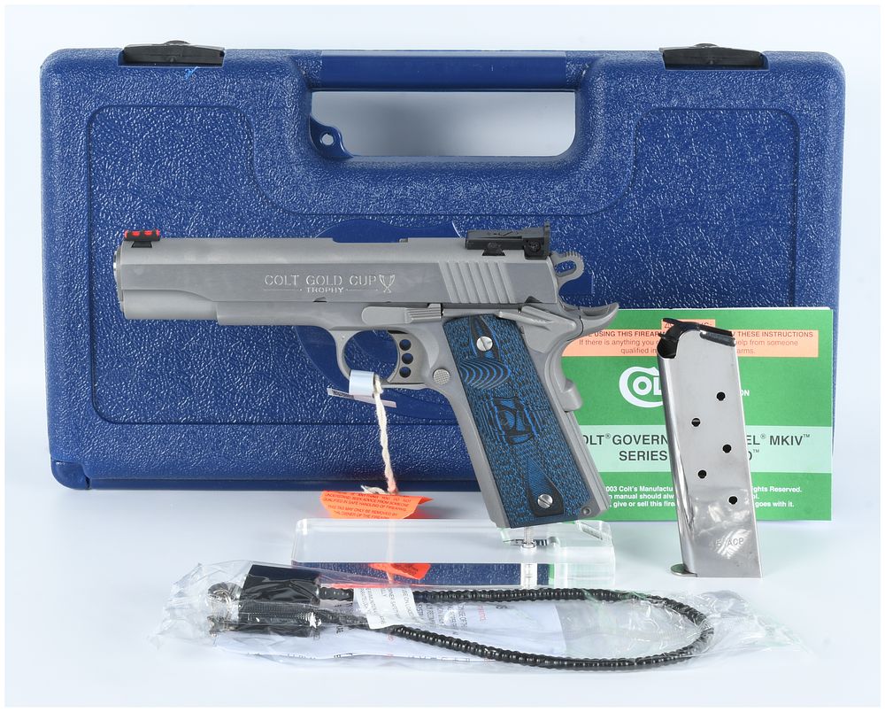 Lot 198: Colt Gold Cup Trophy 1911-Style Series 70 Semi-Automatic Pistol, .45 ACP