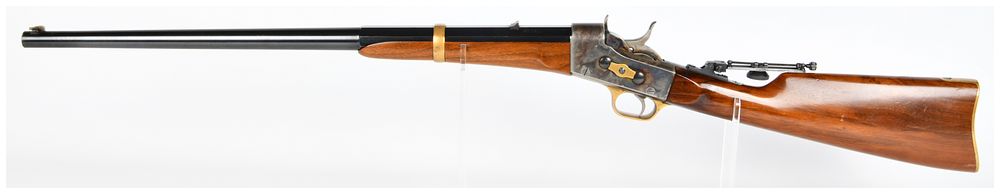 Lot 207: Navy Arms Uberti .45 Caliber Rolling Block Rifle with 26" Barrel and Tang Sight