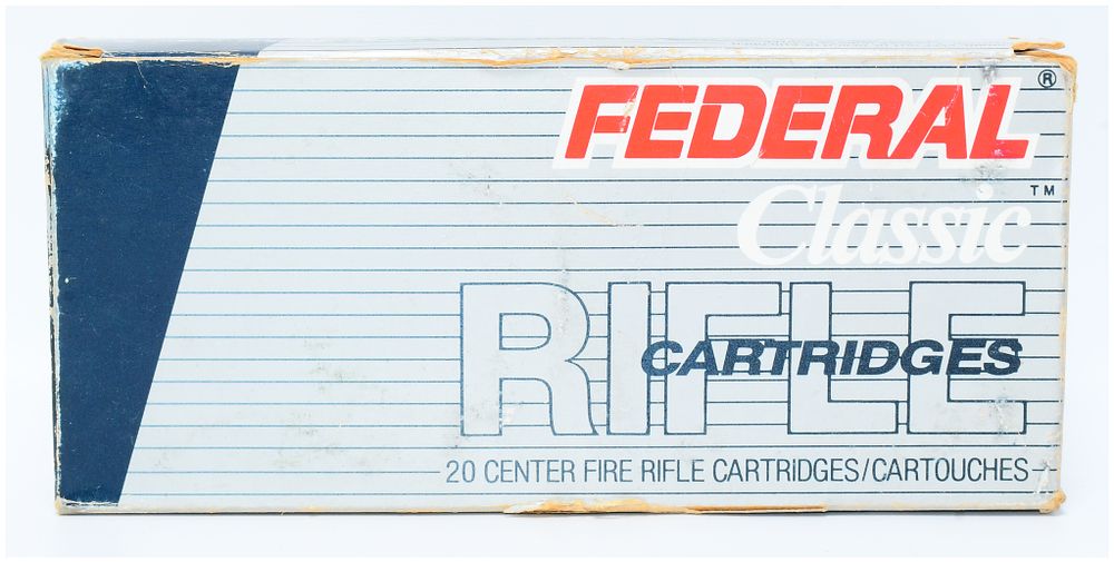 Lot 217: 20 Rounds Federal Classic 375 H&H Magnum 270 GR. HI-SHOK® Soft Point Rifle Ammunition