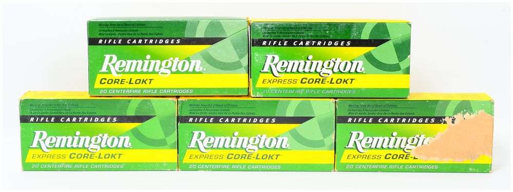 Lot 220: 100 Rounds Remington Core-Lokt .30-30 Winchester Centerfire Rifle Ammunition