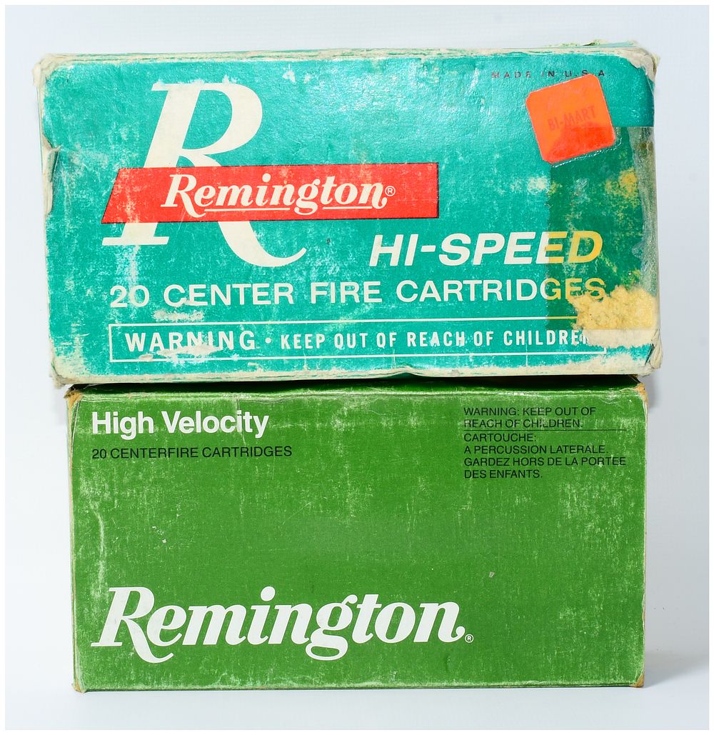 Lot 223: 15 Rounds of Remington Hi-Speed and High Velocity Ammunition, 6.5mm Remington Magnum and 6mm Remington