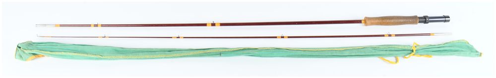 Lot 227: Langley Two-Piece Bamboo Fly Fishing Rod with Bag