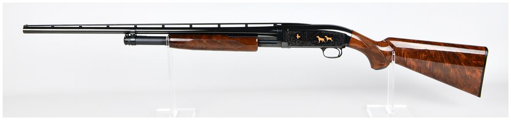 Lot 242: Browning Model 12 Grade V Pigeon 28 Gauge Pump-Action Shotgun with 26" Vent Rib Barrel, Unfired