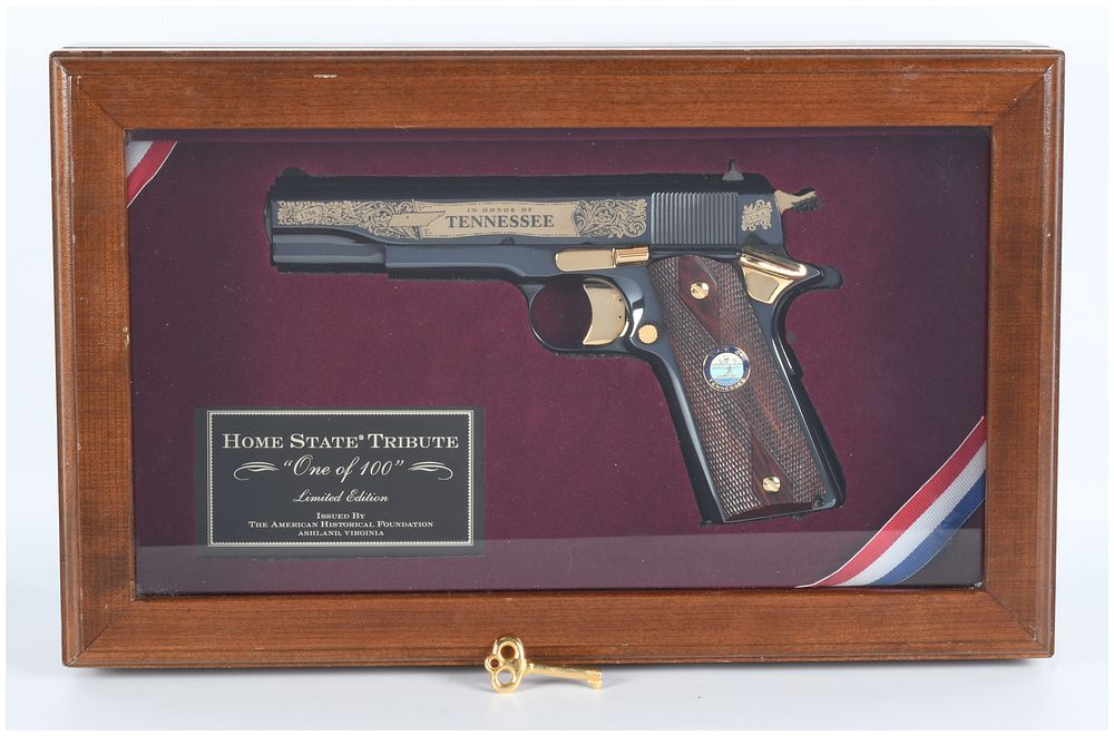 Lot 258: Colt Home State Tribute Tennessee Limited Edition Commemorative 1911-Style .45 ACP Pistol