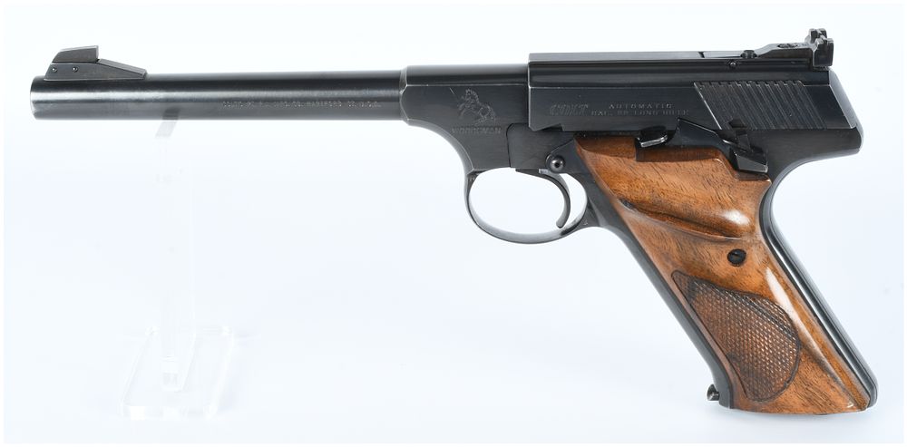 Lot 276: Colt Woodsman 2nd Series .22 LR Semi-Automatic Target Pistol, Serial No. 205288-S