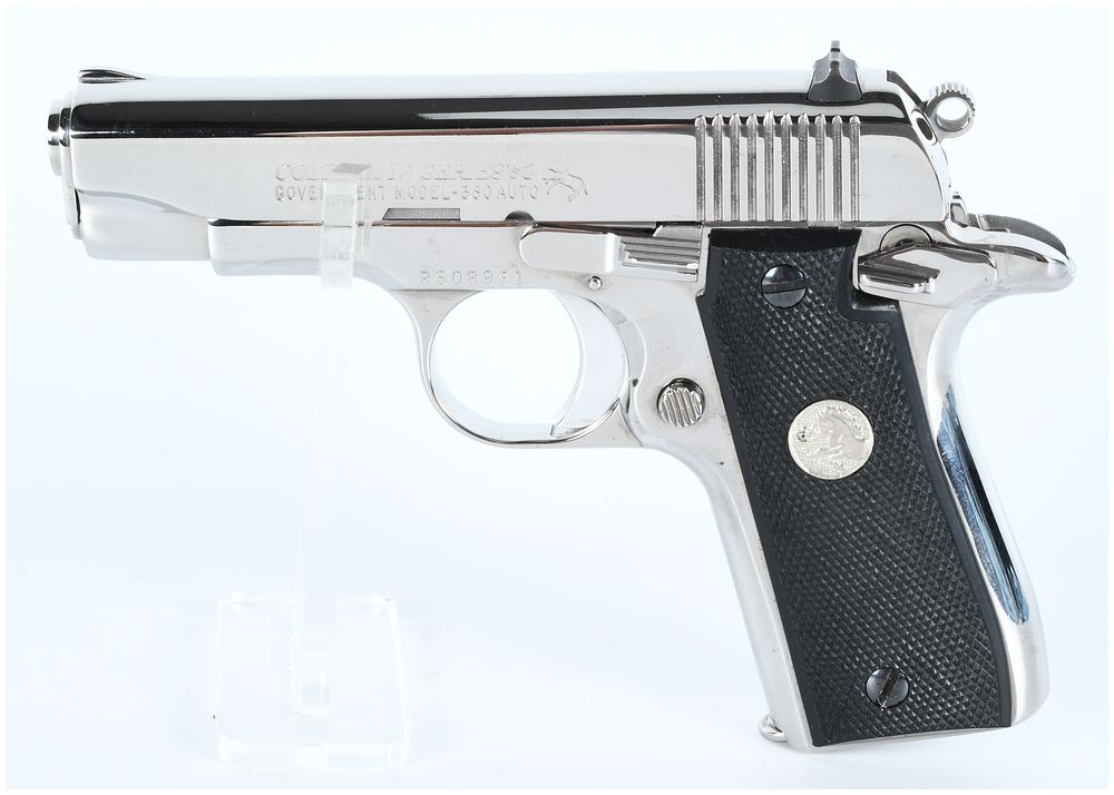 Lot 294: Colt MK IV Series 80 Government Model .380 Auto Semi-Automatic Pistol