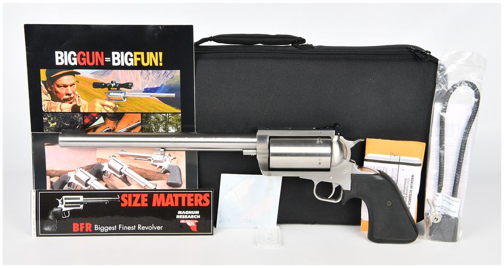 Lot 408: Magnum Research BFR Single-Action Revolver, .30/30 Win., with 10 1/2" Barrel