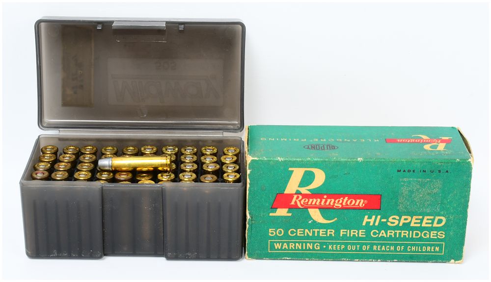 Lot 430: 100 Rounds of Remington Hi-Speed 32-20 Winchester Center Fire Cartridges