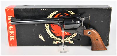 Ruger New Model Super Blackhawk .44 Magnum Single-Action Revolver with Box. A Ruger New Model 