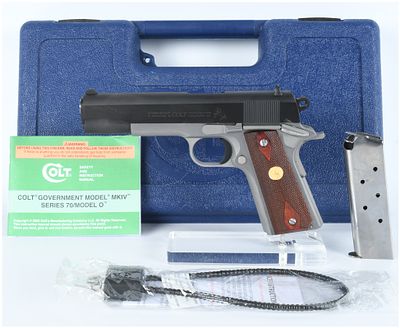 Colt Government Model MKIV Series 70/Model O .45 ACP Semi-Automatic Pistol, Two-Tone. A Colt 