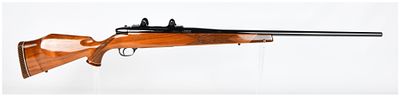 A Weatherby Mark V .340 Magnum Left Hand Rifle with 26" Barrel, Made in West Germany. A 