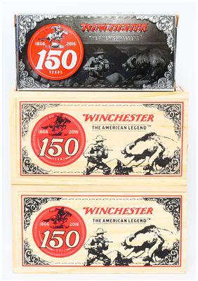 Winchester 150th Anniversary 30-30 Winchester 150 Grain Power-Point Ammunition, 40 Rounds. A lot 